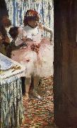 Edgar Degas The actress in the tiring room Sweden oil painting artist